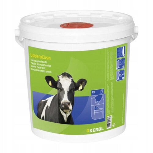 Papier do wymion w wiadrze Uddero Clean, 20 x 20 cm, 800 szt., Kerbl