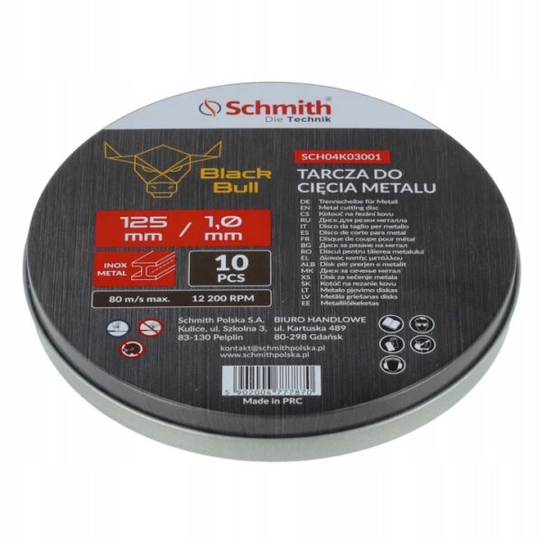 Tarcza-do-ciecia-metalu-125x1mm-Black-Bull-10-szt-Kod-producenta-SCH04K03001 Tarcza do cięcia metalu 125x1mm Black Bull 10 szt.