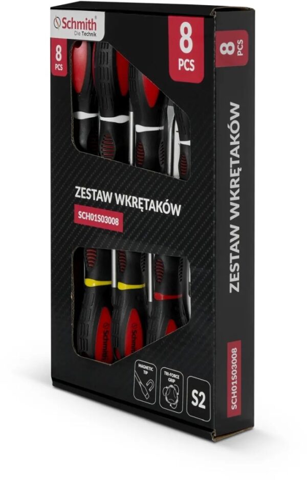 Zestaw wkrętaków Schmith SCH01S03008 8 szt.