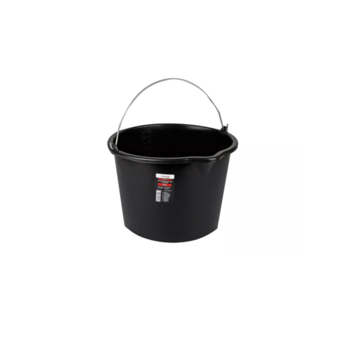 Wiadro budowlane 20L czarne z lejkiem Schmith