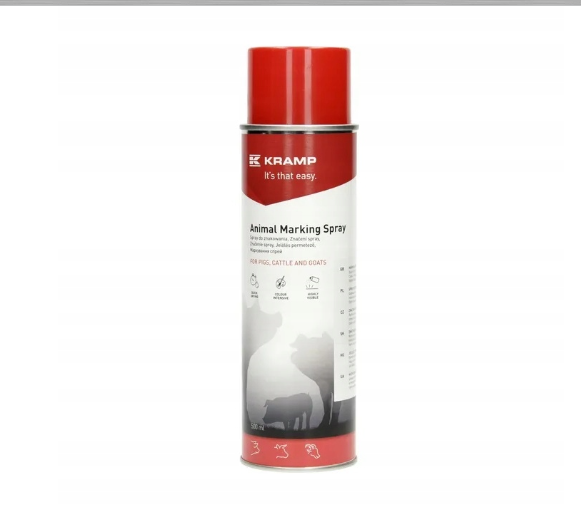 Spray do znakowania zwierząt Kramp 500 ml czerwony