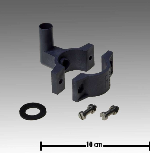 Przyłącze D40(1,5in)xID14x90Deg Pla gy cpl, org. GEA, 7015-4625-000